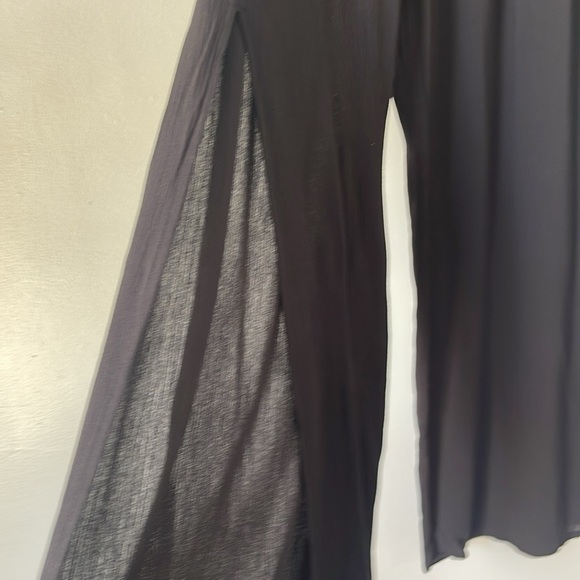 Kona Sol Women’s Swimsuit Cover Pants Black Size Small (4-6) Elastic Waistband - Picture 9 of 12